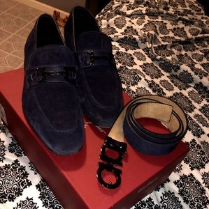 Ferragamo shoes and belt